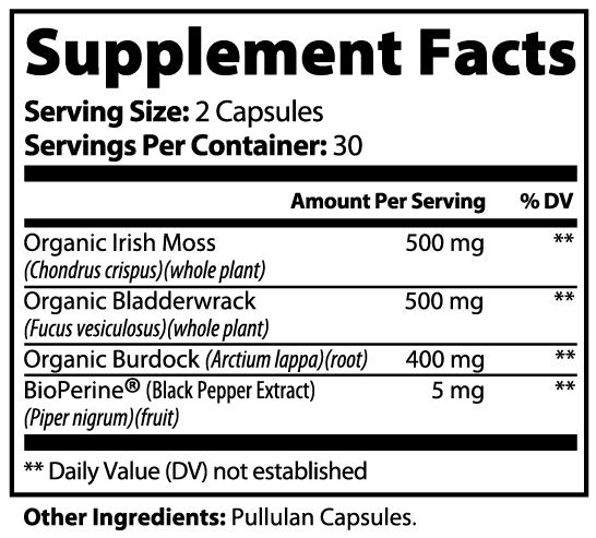 3 Pack Sea Moss Supplements