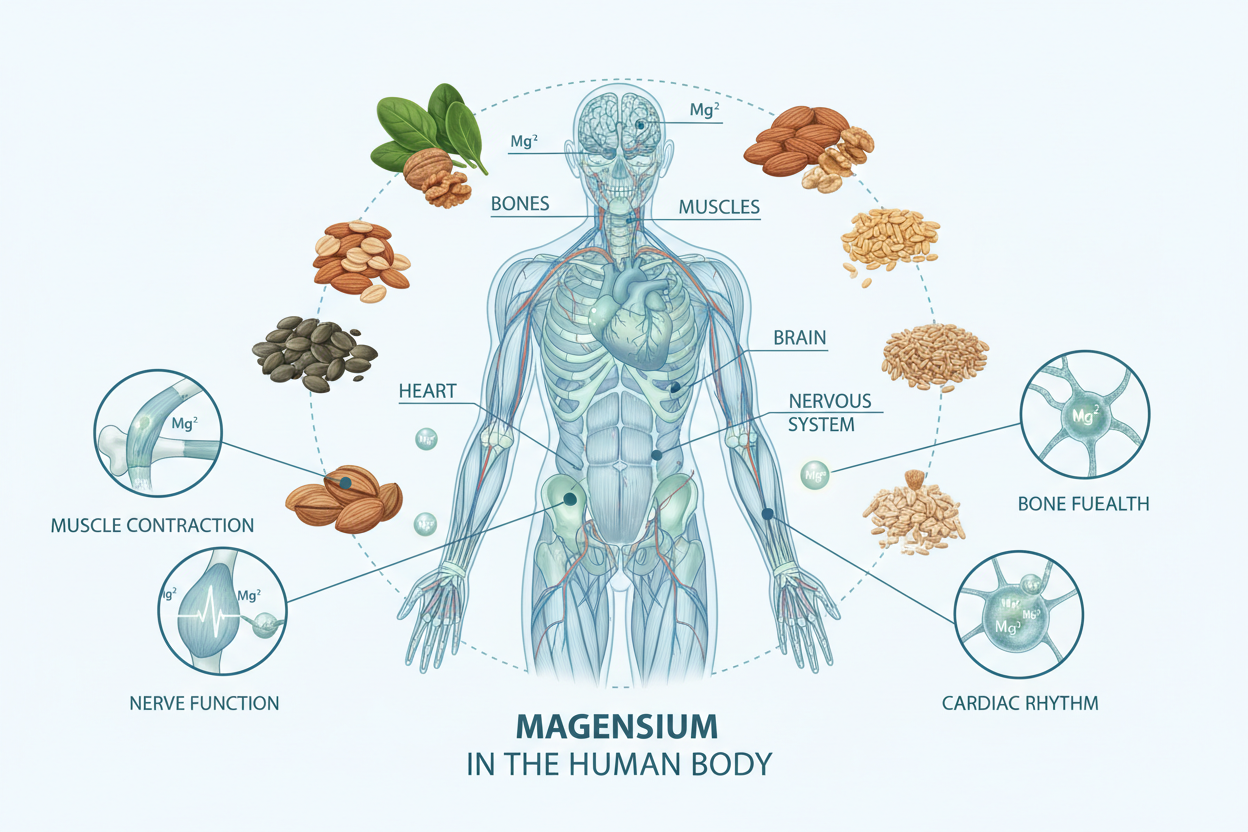 🧠 The Mineral Your Body Is Begging For: How Magnesium Works at the Cellular Level