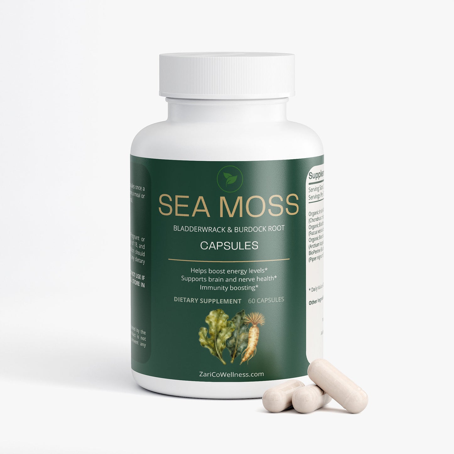 3 Pack Sea Moss Supplements