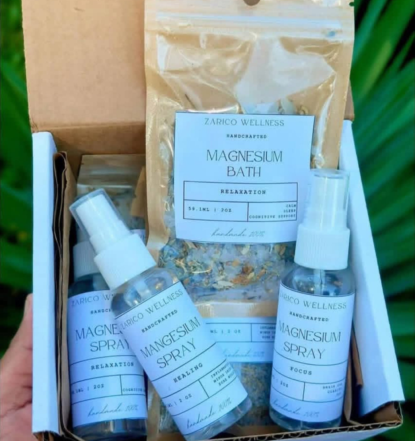 Magnesium Spray + Bath Kit