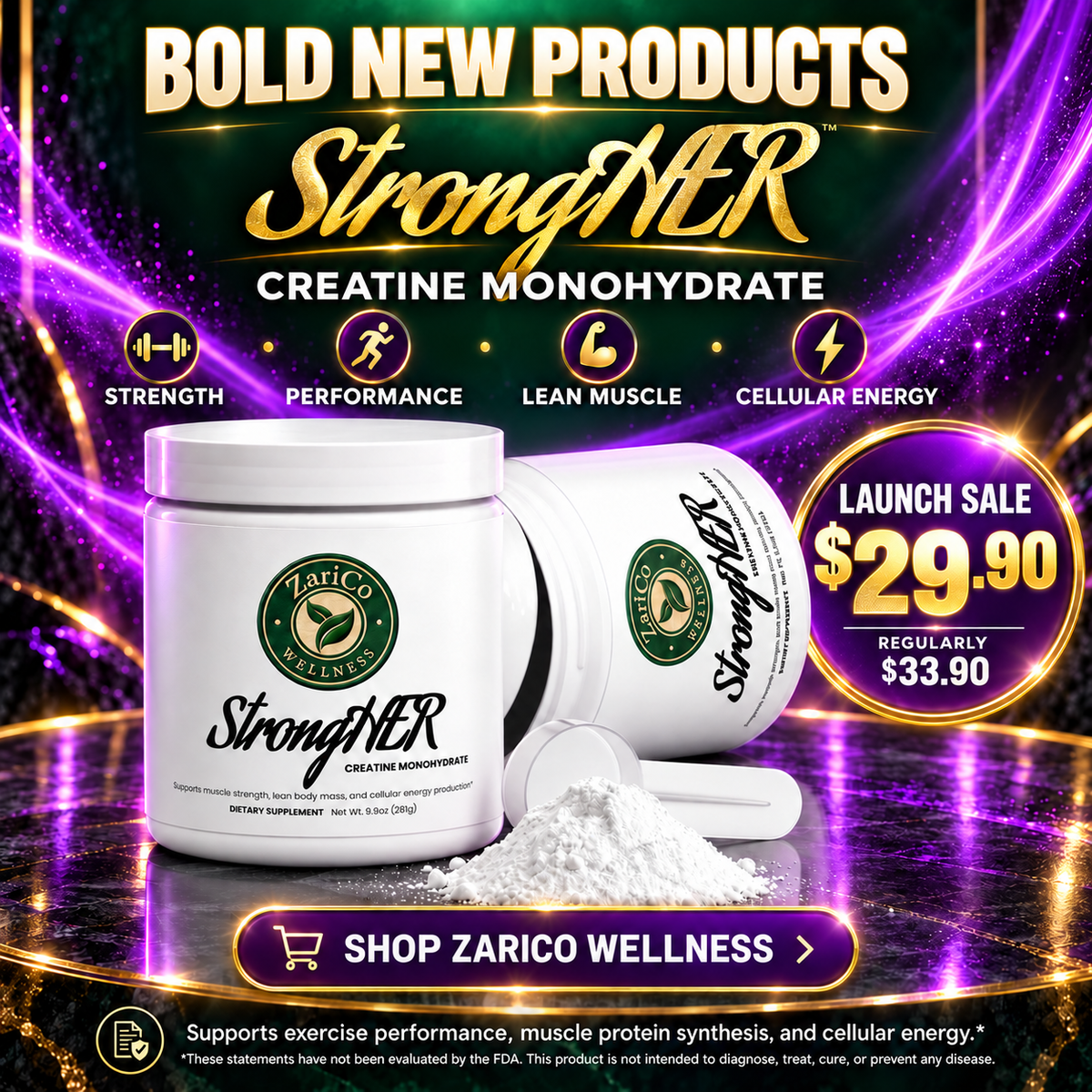 ZariCo StrongHER | Creatine Monohydrate